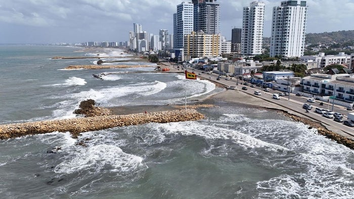 Calamidad por lluvias en Cartagena