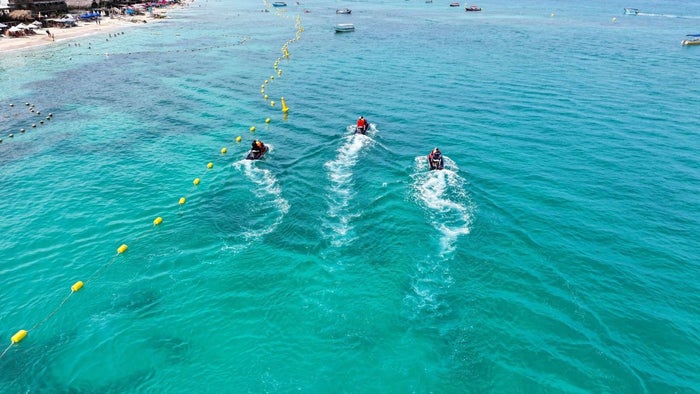 Zona insular de Cartagena, Playa Blanca, Barú.