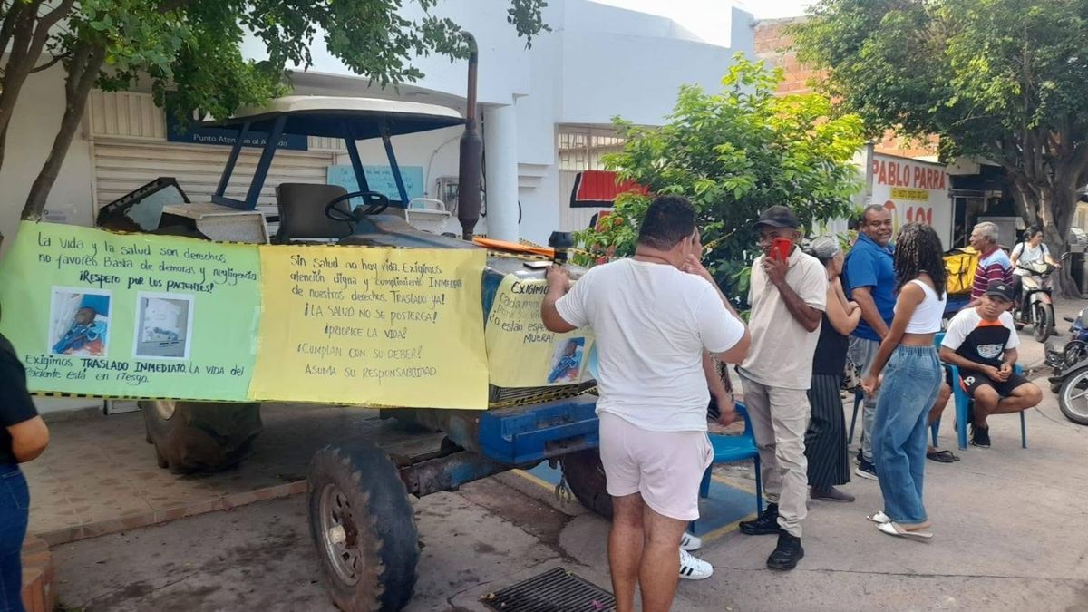 Bloqueo de Nueva EPS en la Guajira