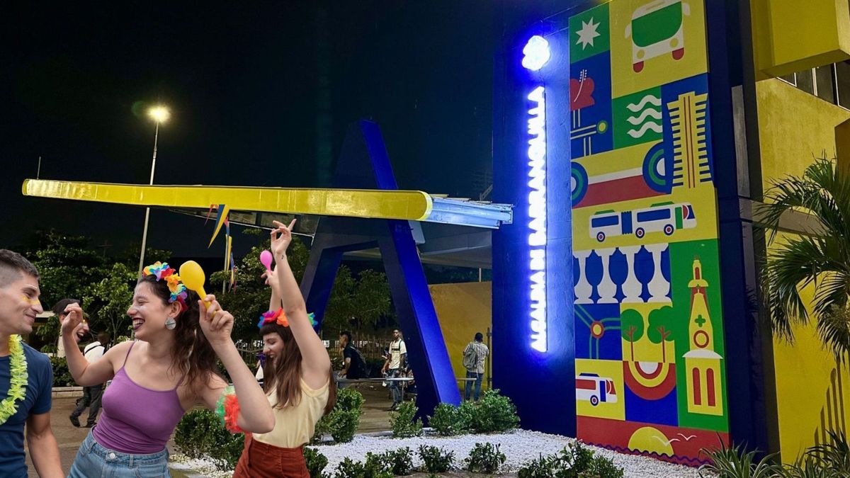 Ruta carnavalera de Transmetro en Barranquilla