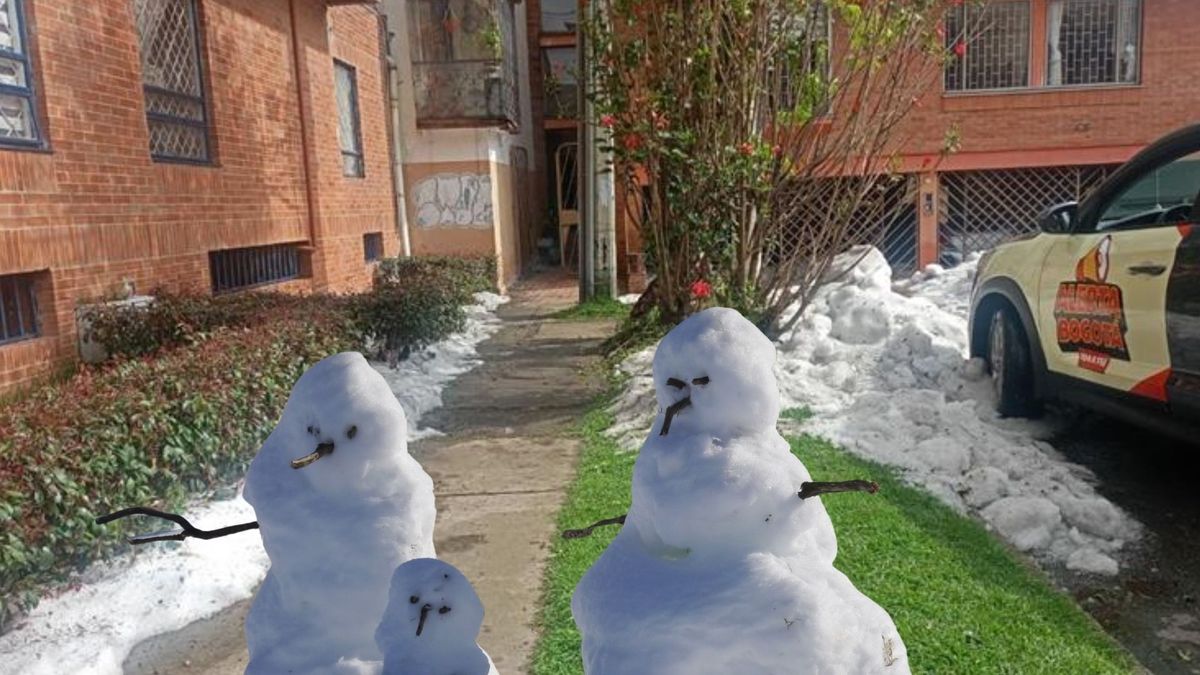 Usaquén quedó blanca granizo cayó