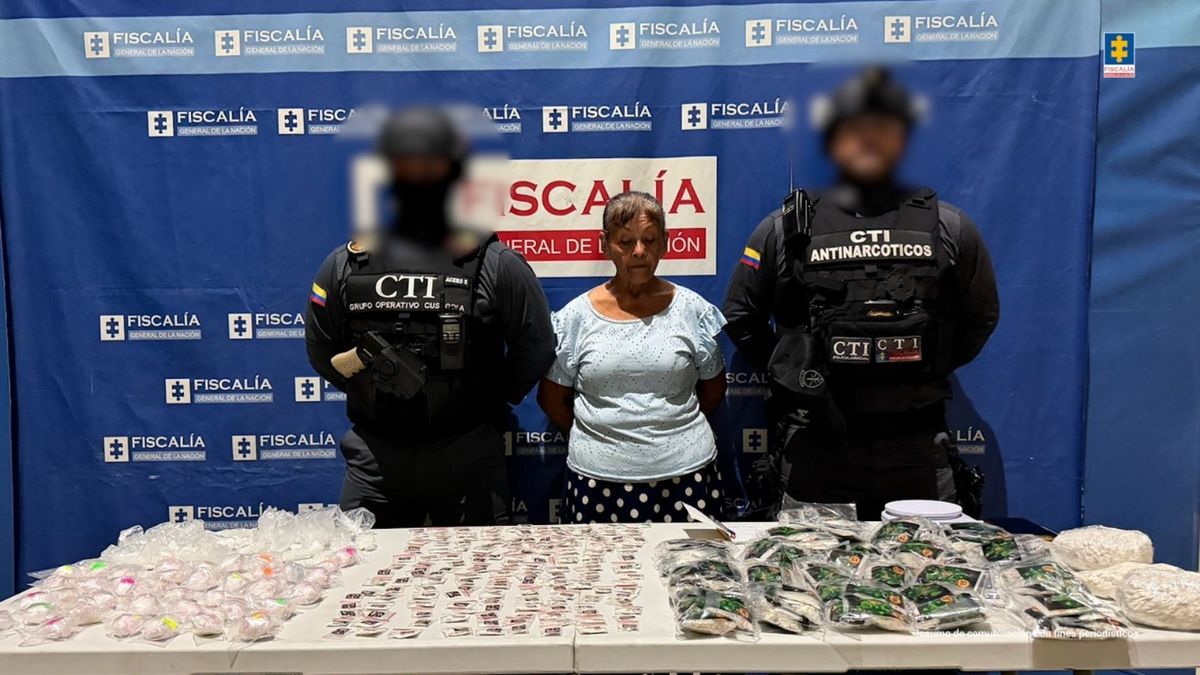 Adulta mayor capturada en el barrio Antioquia