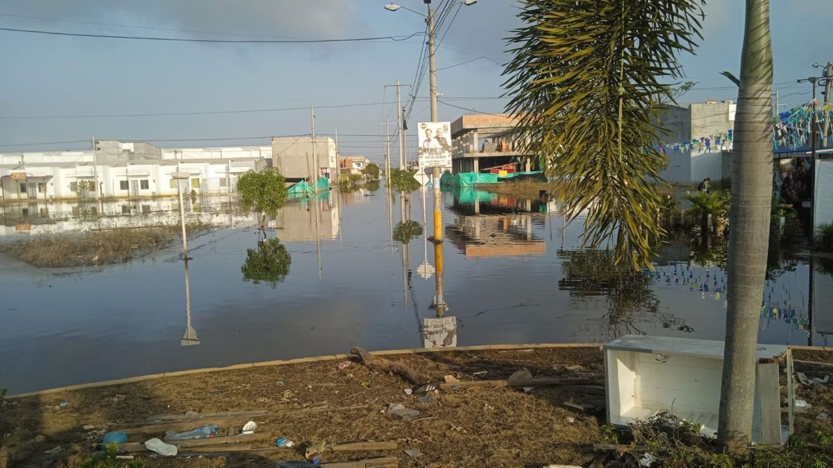 Barrio Vallejo inundado
