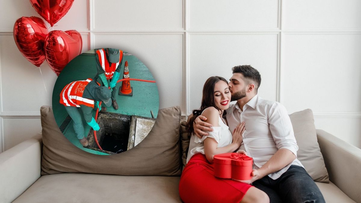 Imagen ilustrativa de taponamientos en alcantarillas en Día de San Valentín