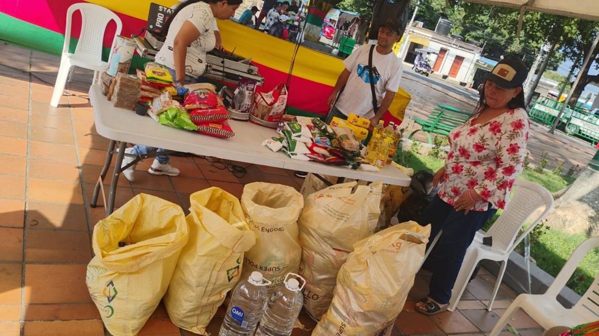 Donatón para las familias del departamento de Córdoba en Villa del Rosario