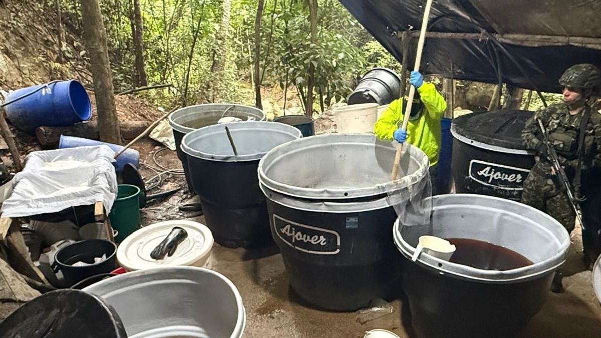 Laboratorio de cocaína en Norte de Santander