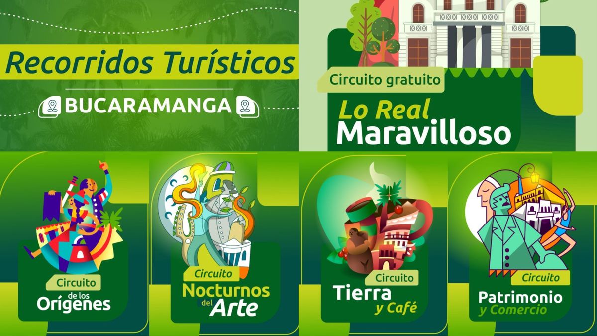 Circuitos turísticos de Bucaramanga