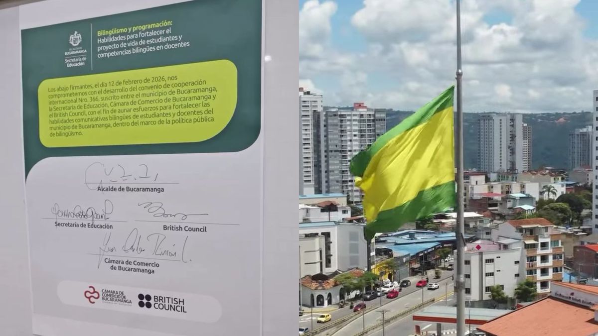 Firma de convenio por el bilingüismo en Bucaramanga