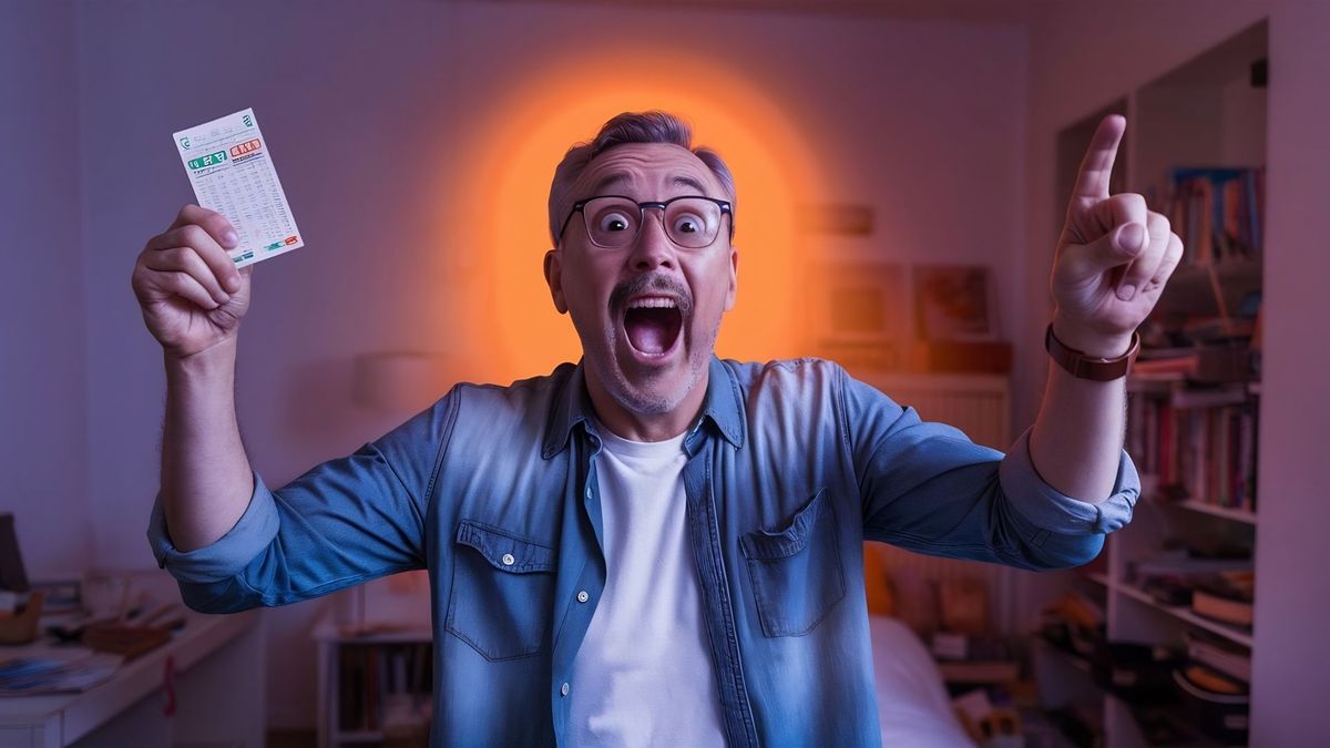 Hombre se ganó la lotería (imagen de referencia)