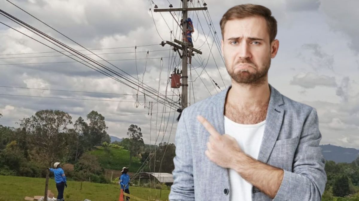 Cortes de luz en Bogotá - hombre triste