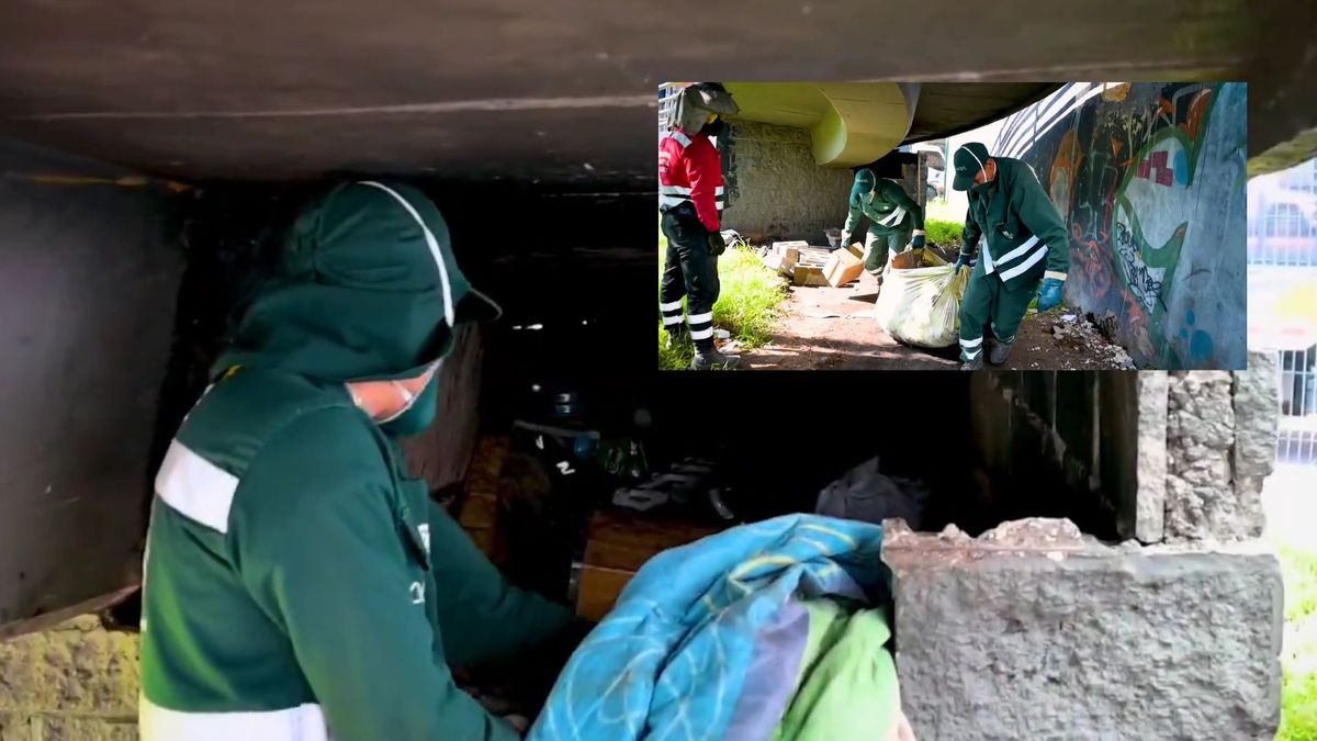 Secretaría de Seguridad interviene cambuches en puente de la 68 con NQS