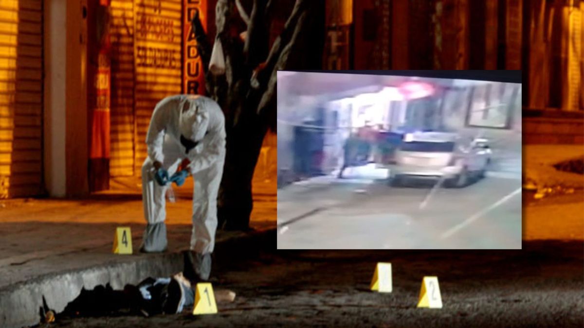 Imagen ilustrativa de escena del crimen y del momento del ataque