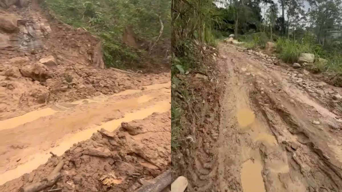 Vías rurales afectadas en San Vicente de Chucurí