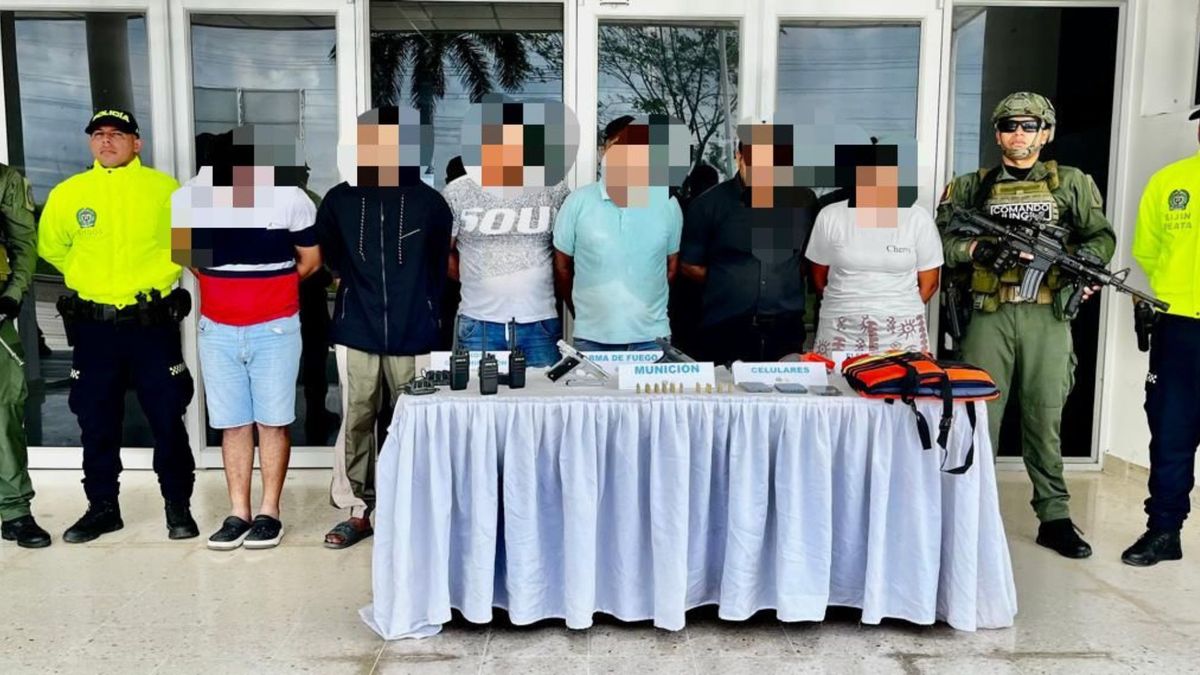 Presuntos integrantes de "Los Costeros" capturados en el Atlántico