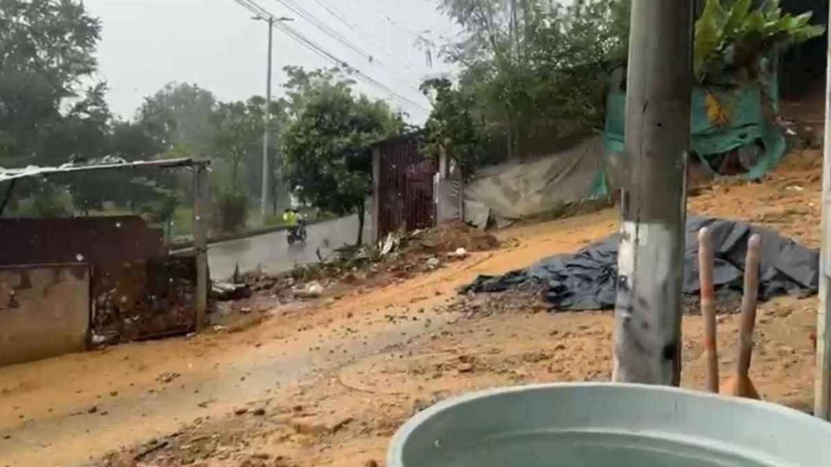 Lluvias en el norte de Bucaramanga