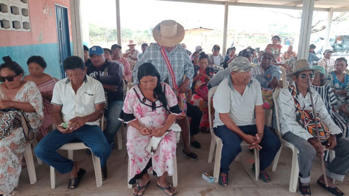 Asamblea de autoridades tradicionales en Uribia, La Guajira.