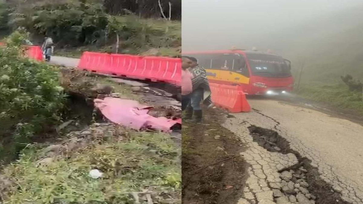 Pérdida de banca obliga cierre vía Santa Isabel