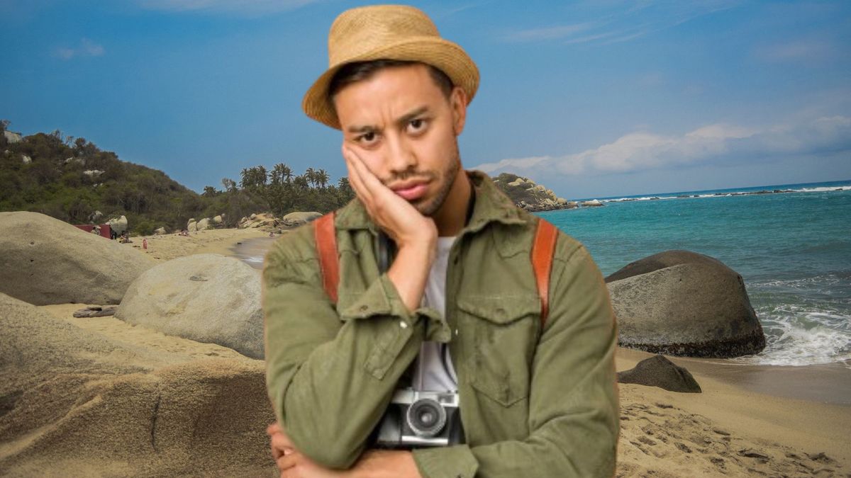 Parque Tayrona - turista triste