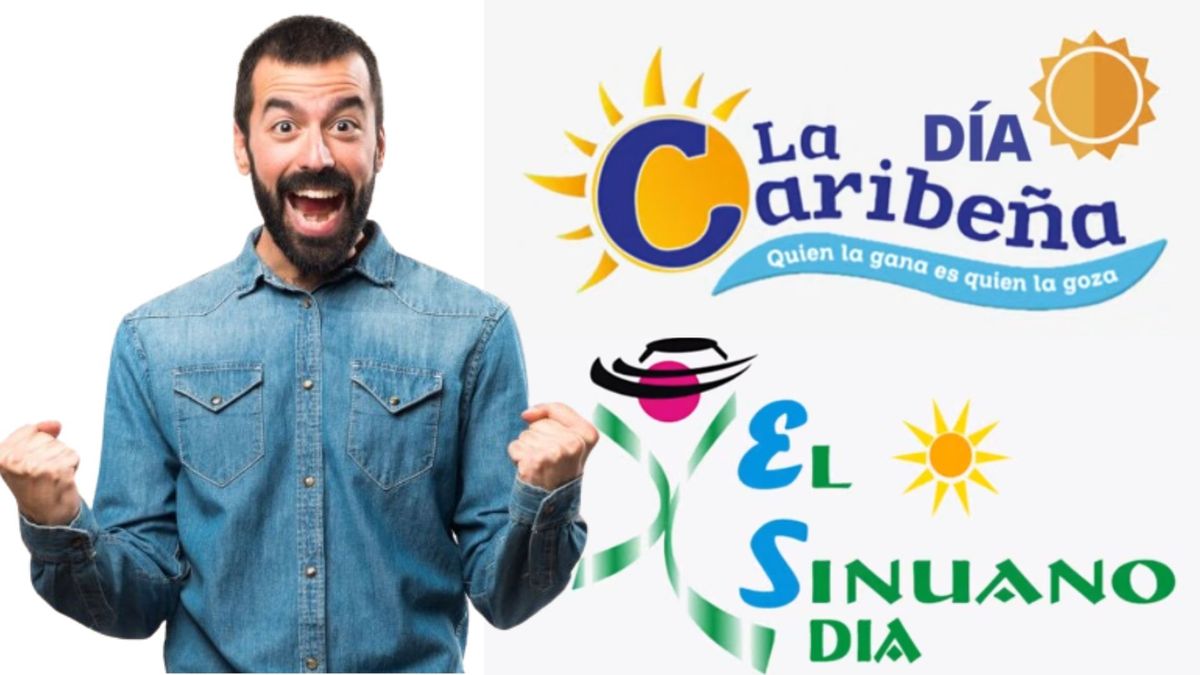Logo de la Caribeña y El Sinuano - hombre celebrando