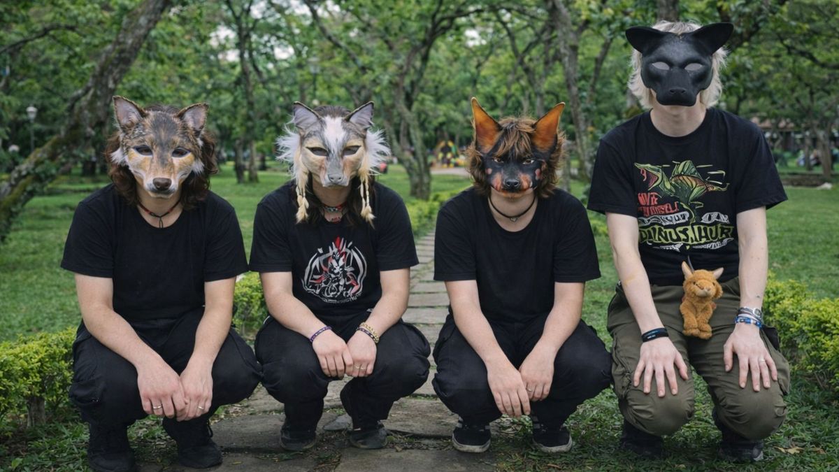 Therians en el parque San Pío de Bucaramanga