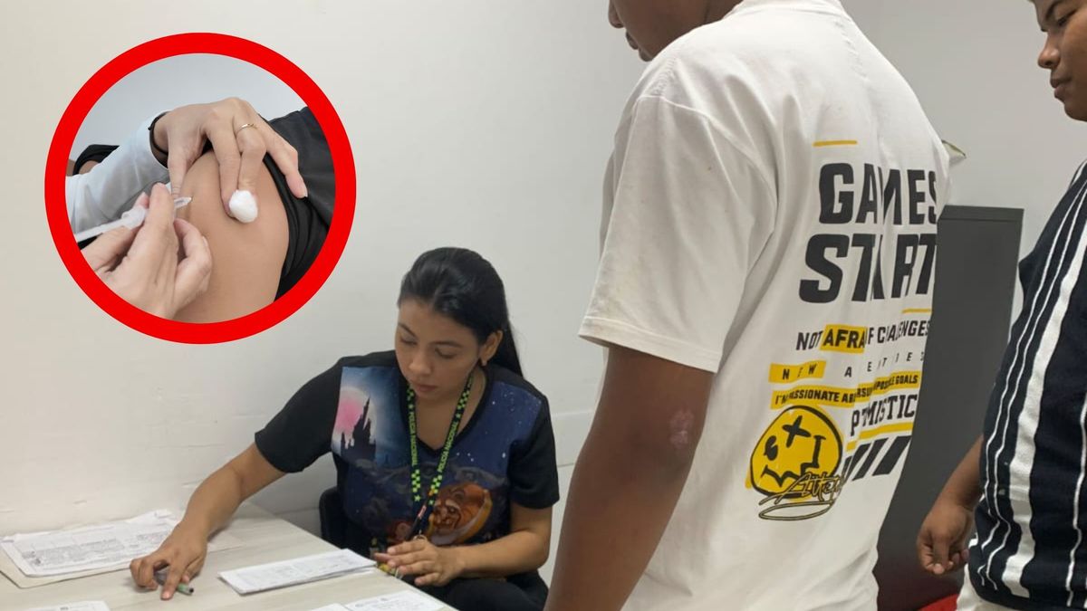 Vacunación a auxiliares de Policía