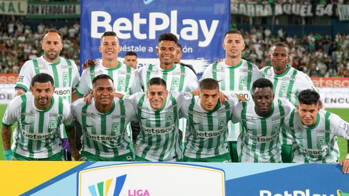 Jugadores de Atlético Nacional
