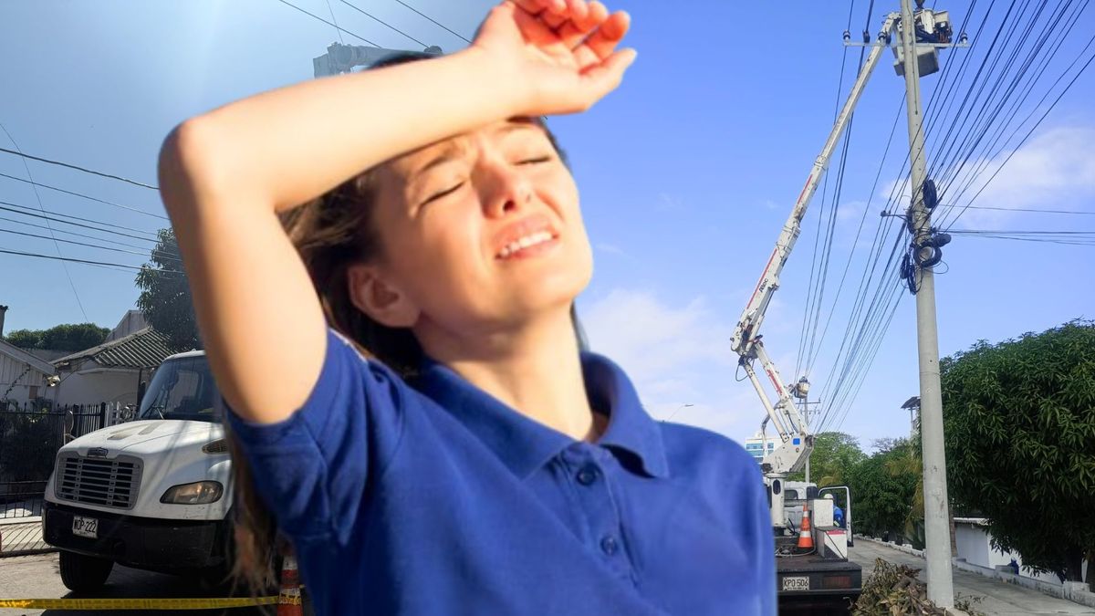 Trabajadores de Air-e - mujer con calor