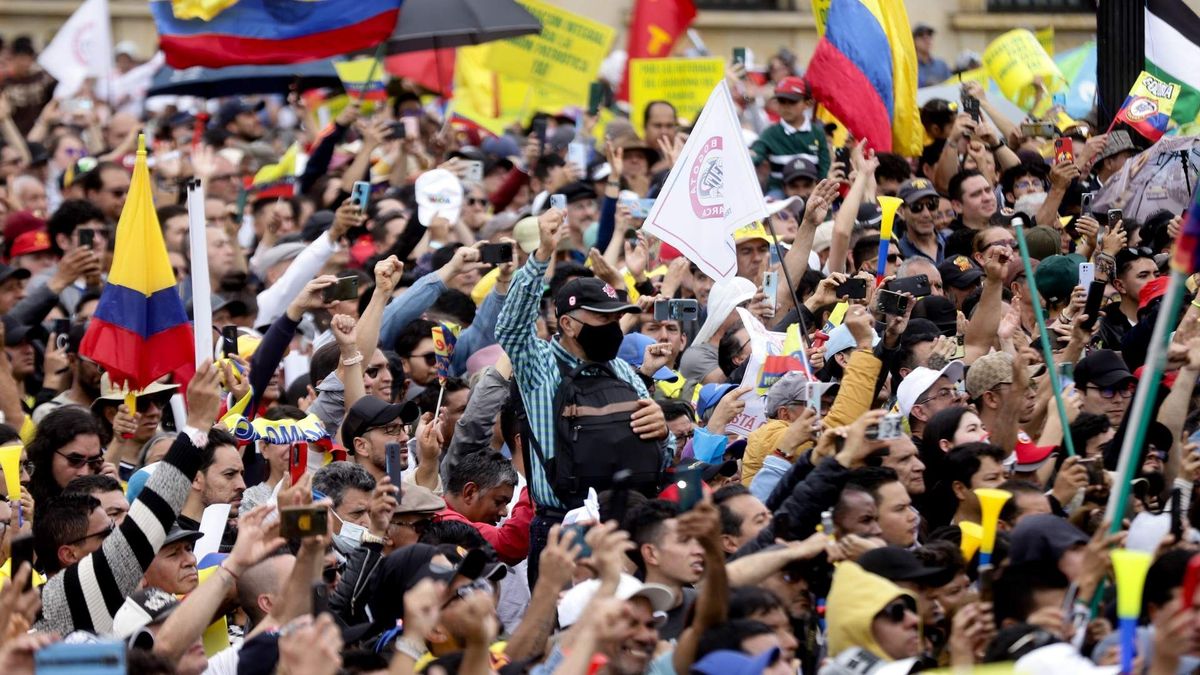 Protestas en Bogotá