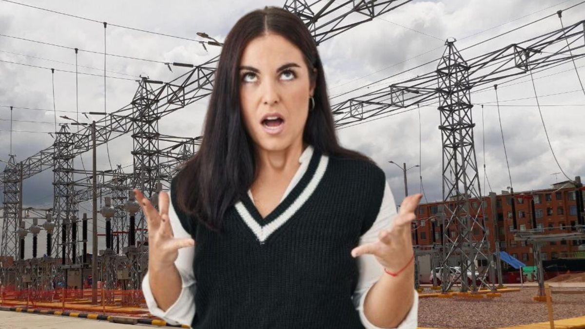 Sub estación de energía en Soacha - mujer enojada