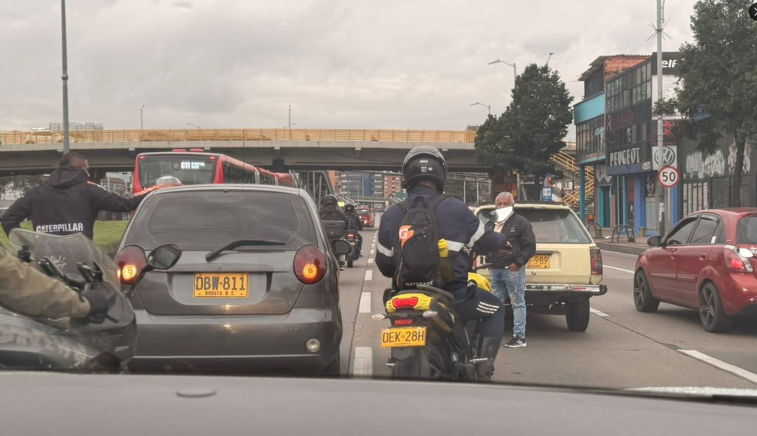 Accidente en la localidad de Barrios Unidos