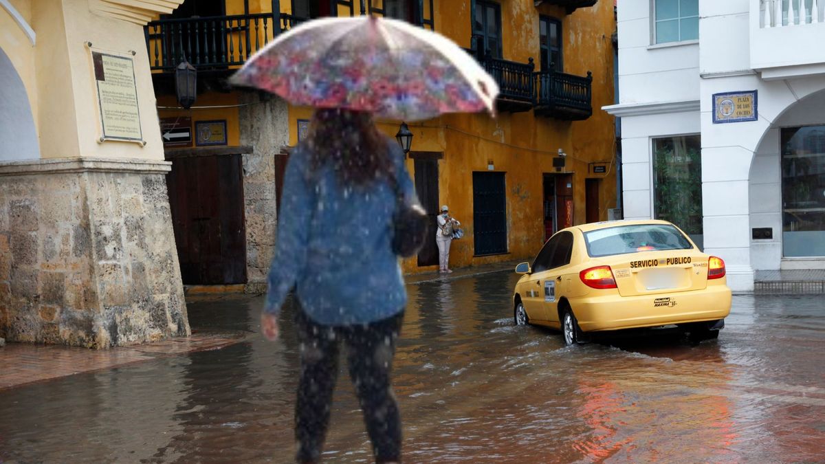 Lluvias en Cartagena (imagen de referencia)