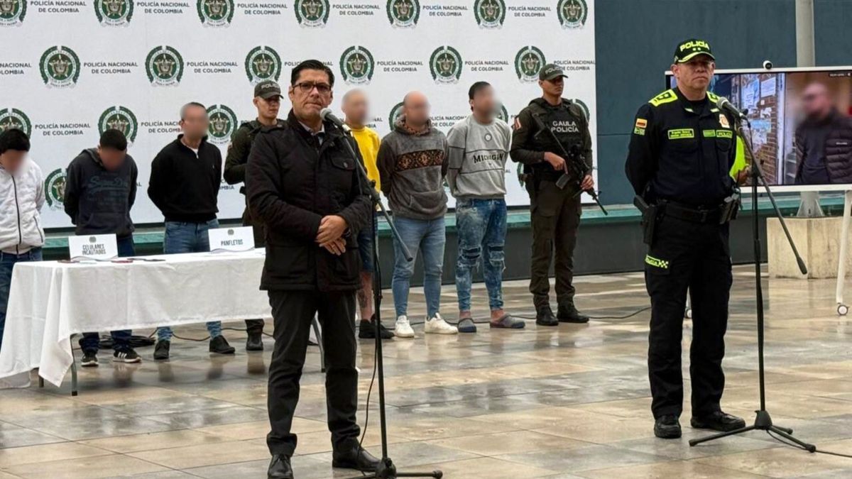 Captura de 15 extorsionistas que amenazaban a comerciantes en Bogotá