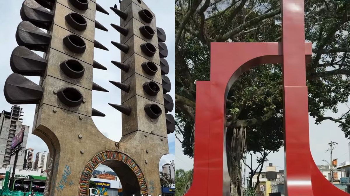 Monumentos de Bucaramanga (Clavijero del Tiple y Puerta del Sol)