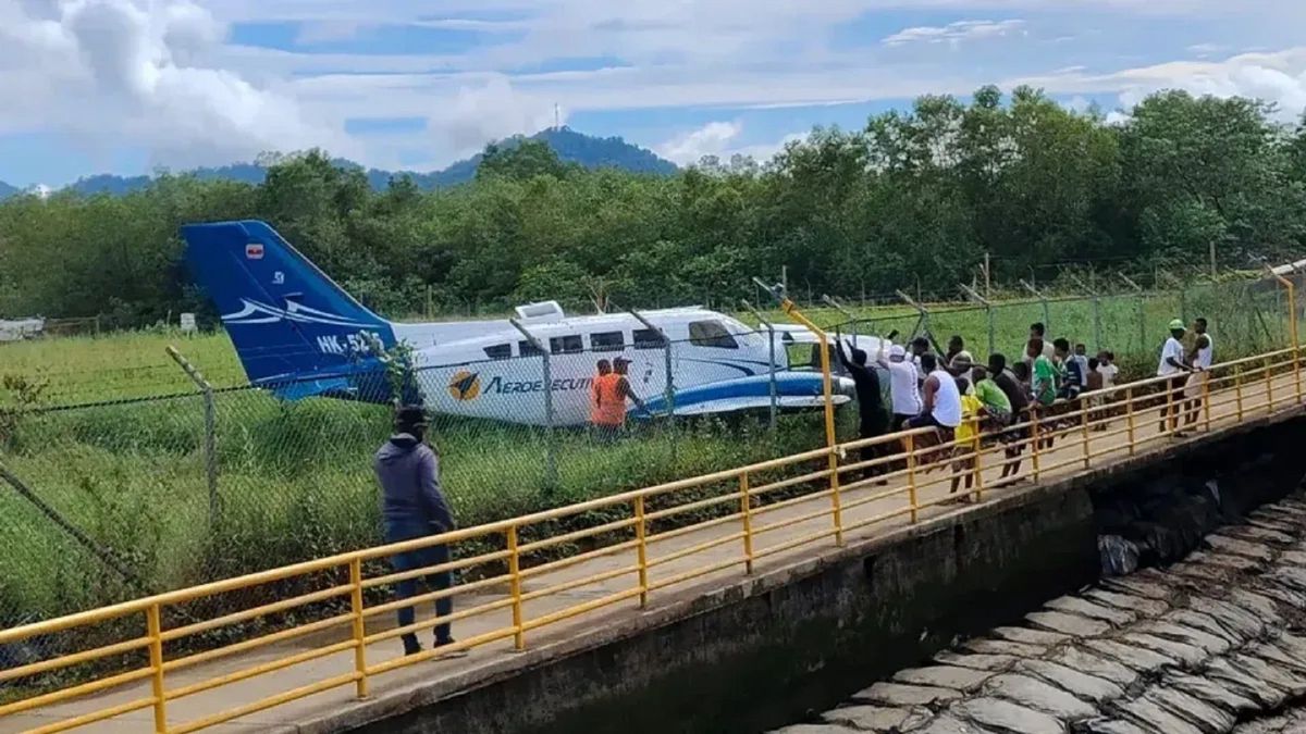 Avioneta accidentada en Nuquí, Chocó