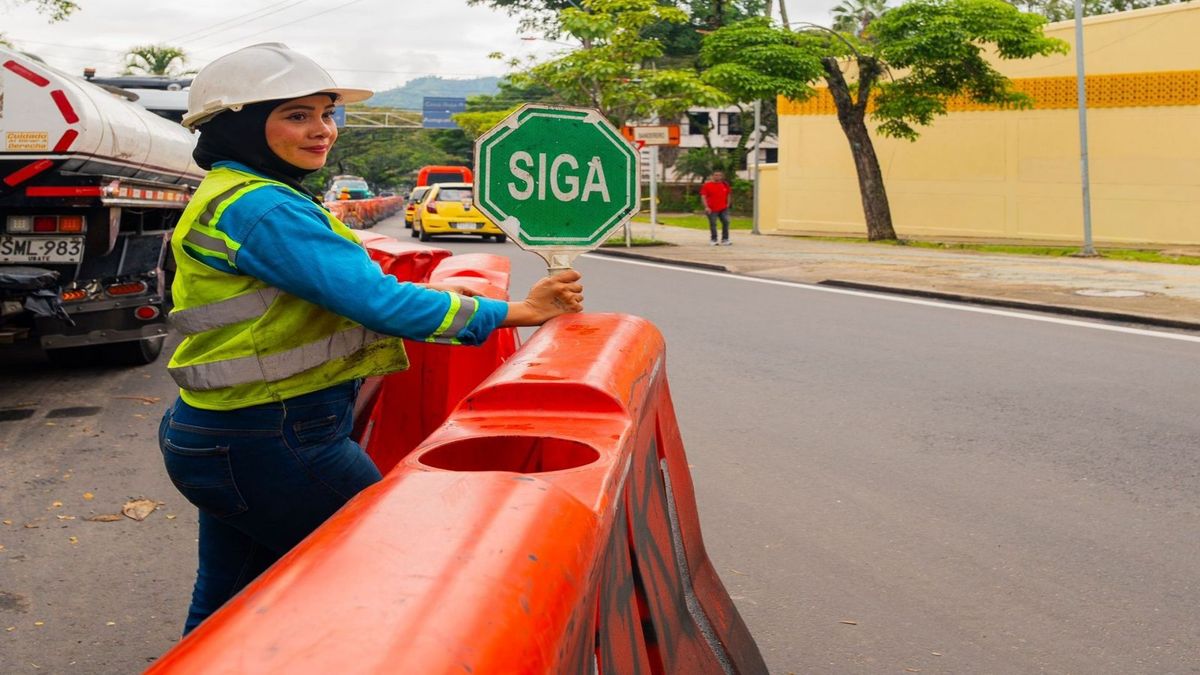 Cierre en la avenida Ferrocarril, en Ibagué