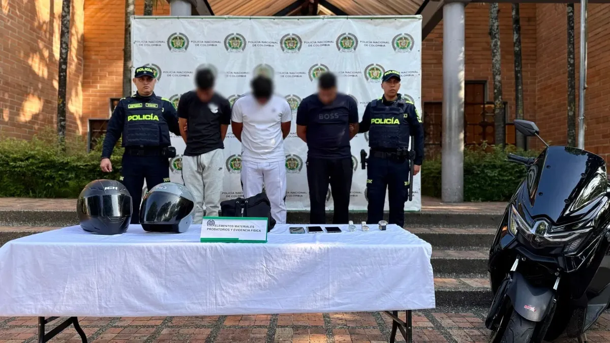 Captura de atracadores de extranjeros en Medellín