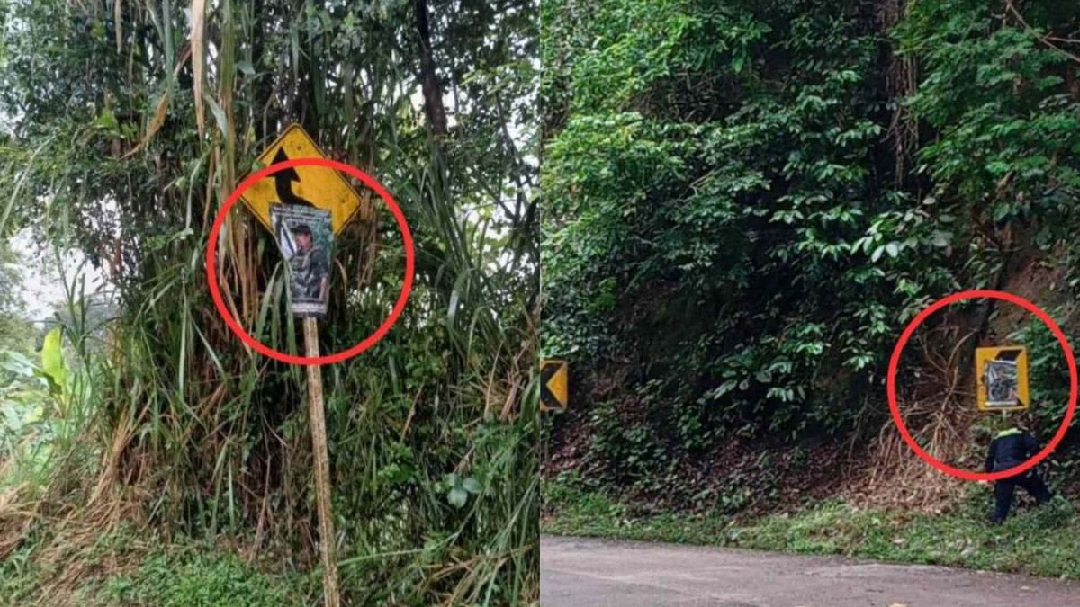 Panfletos en el norte del Tolima