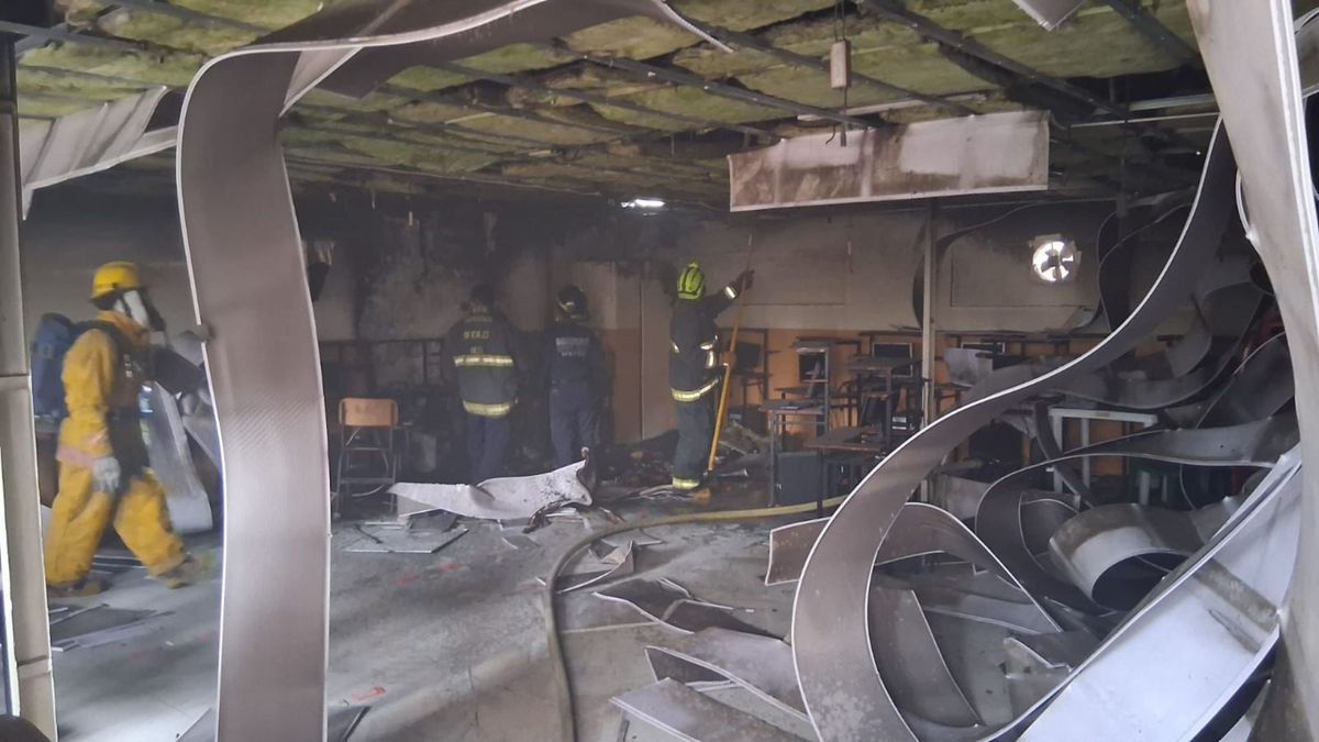 Incendio en escuela de Neiva