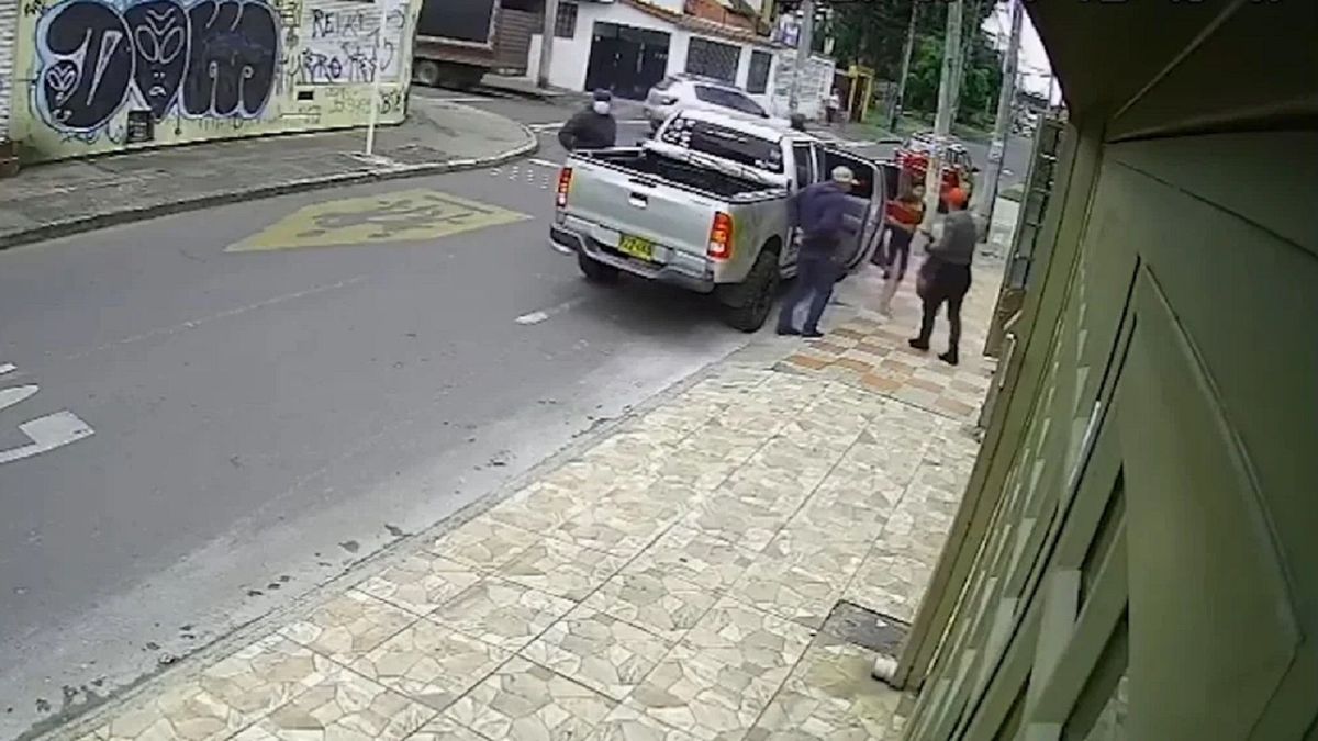 Fleteo y tiroteo Suba febrero 24