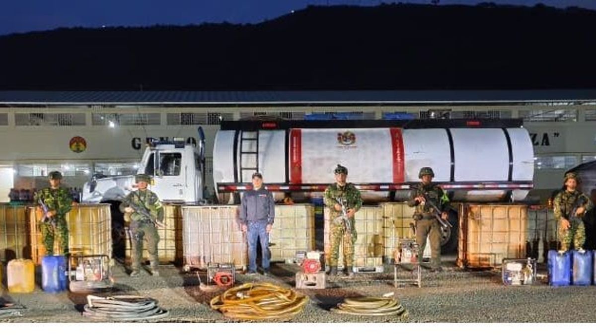 Combustible decomisado en Norte de Santander