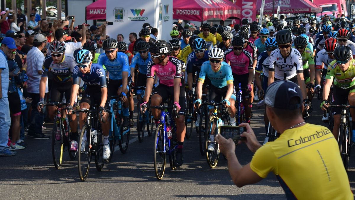 Imagen ilustrativa de una carrera de ciclismo en Colombia