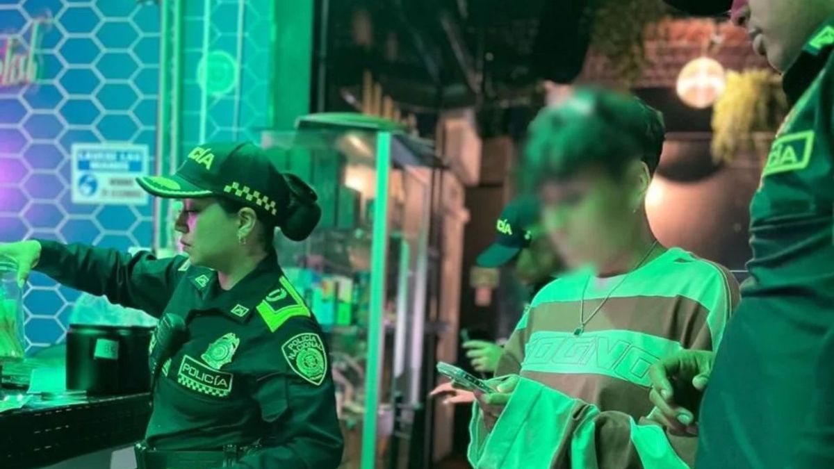 Capturada en el parque Lleras, en Medellín