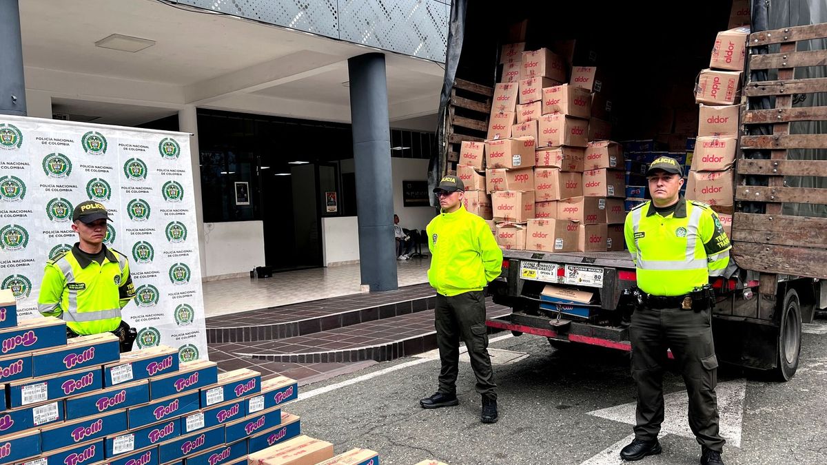 Golpe al hurto de carga: hallan en Bello millonario cargamento de dulces robados