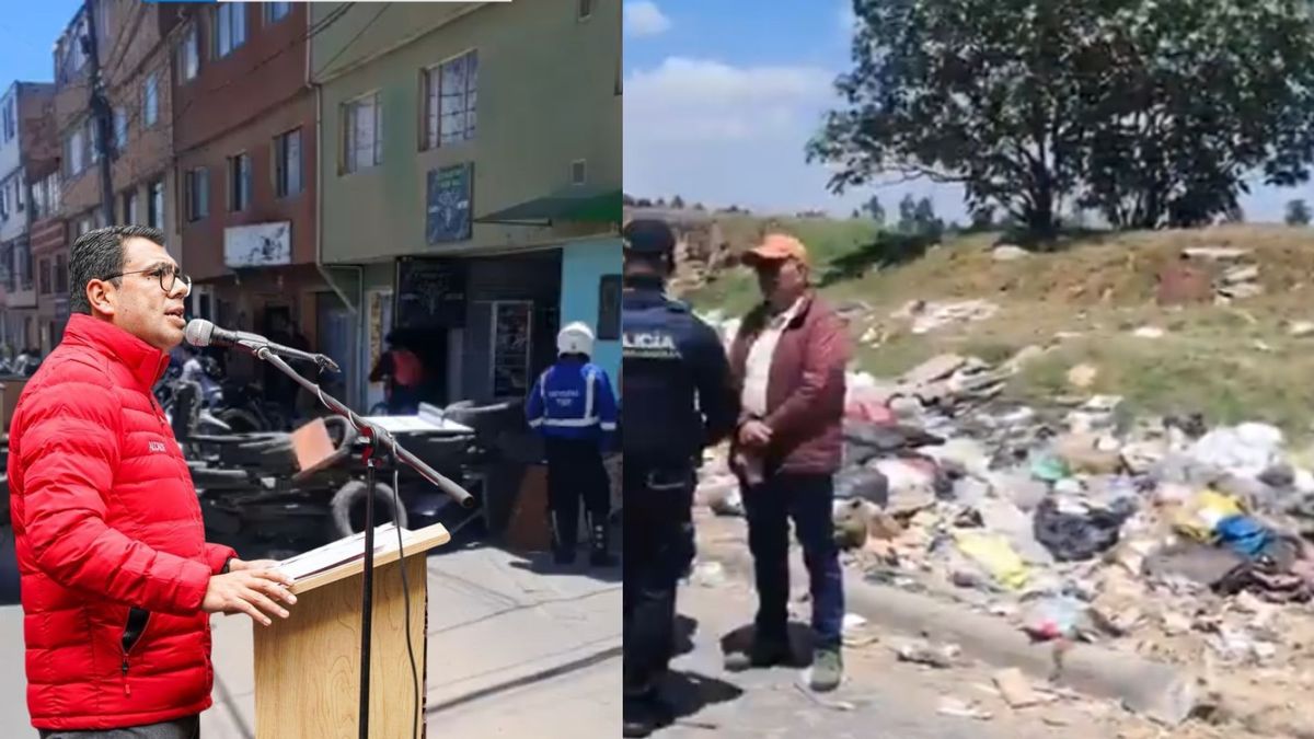 Alcalde de Soacha se salió de los chiros Vecinos cierran vías por cerros de basura