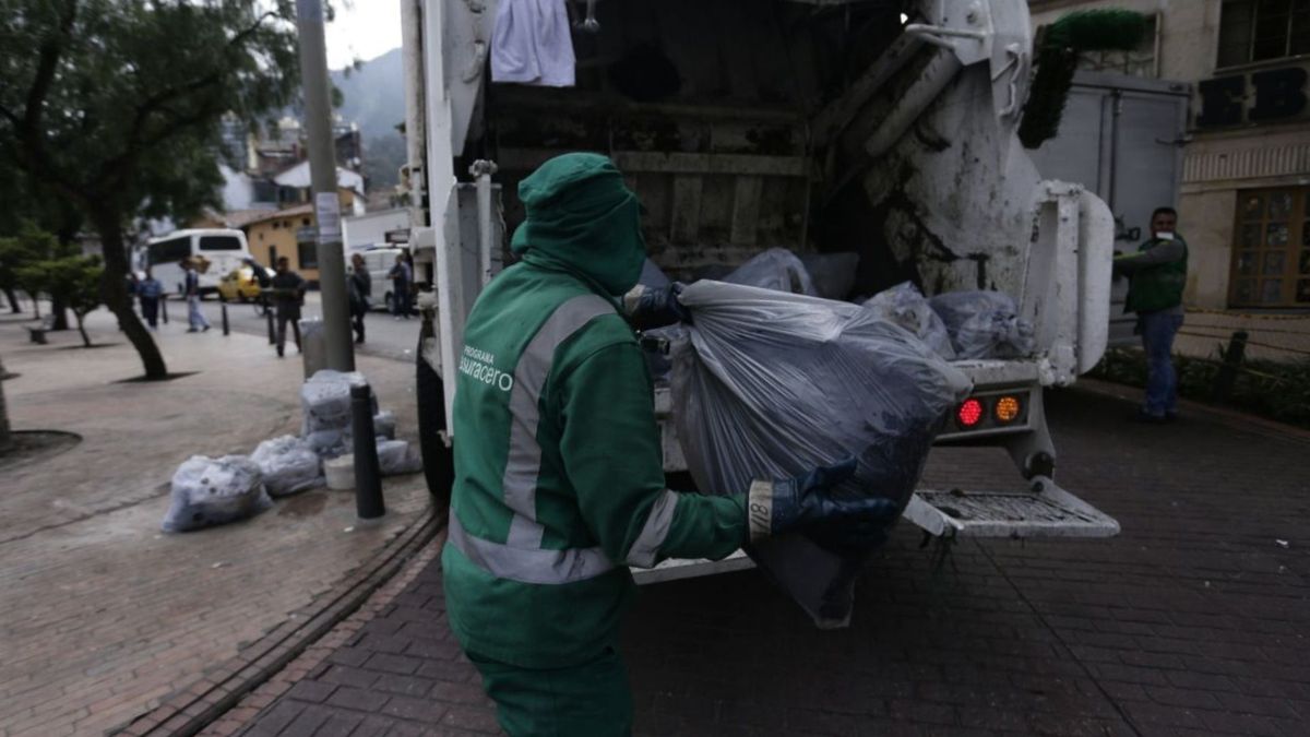 Recolección de basuras en Bogotá