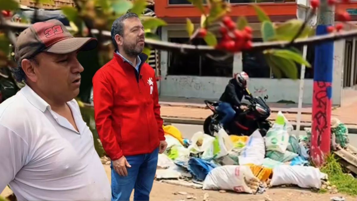 Galán se decepciona de Kennedy: recogen cerros de escombros y a los 10 minutos hay más