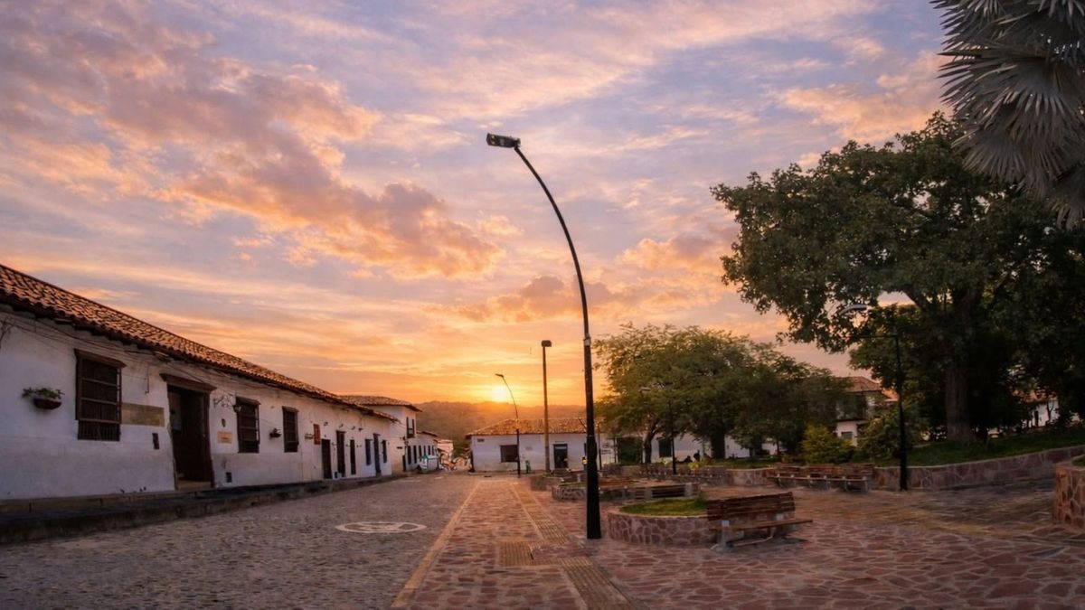 Atardecer en Girón, Santander