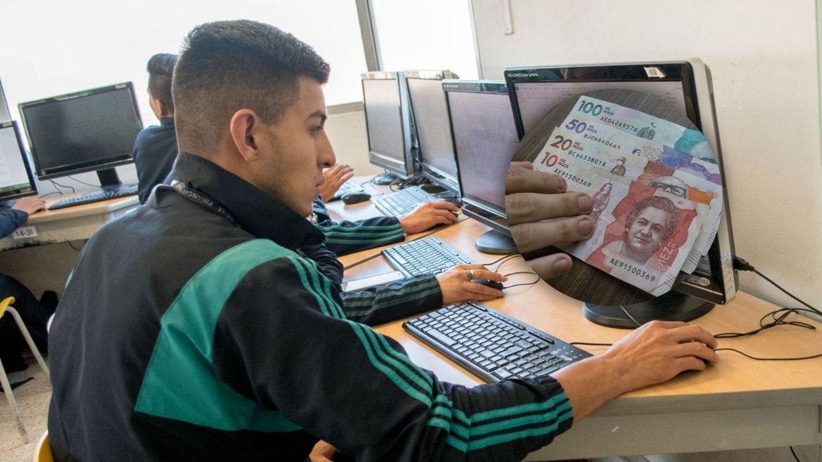 Estudiante del Sena beneficiario de apoyos económicos