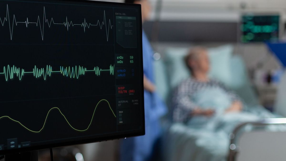 Paciente hospitalizado en clínica