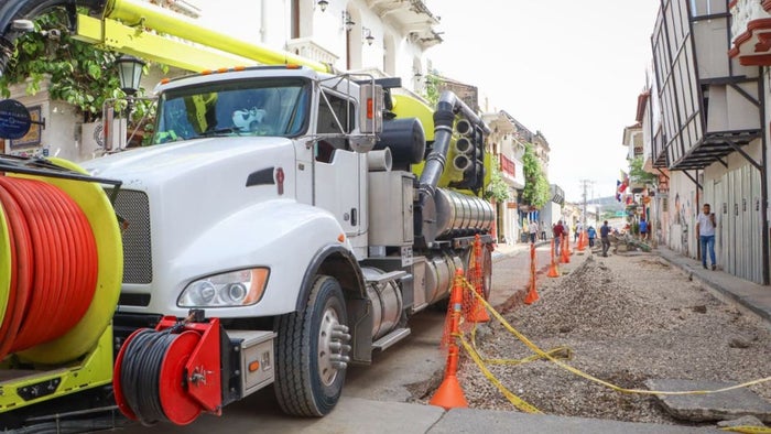Arreglo de tubo en Cartagena (imagen de referencia)